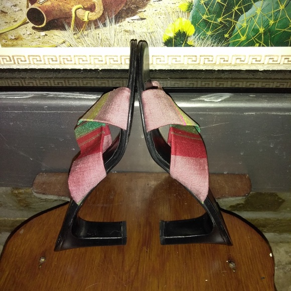 Etro Shoes - ETRO Multi Colored Satin Authentic Shoe Size 38/8